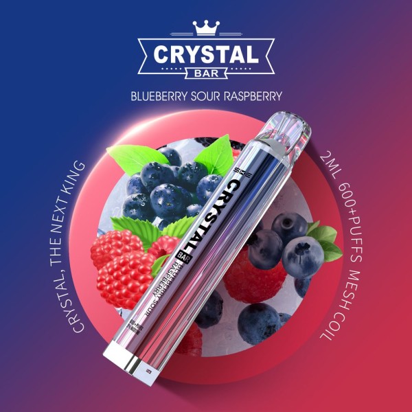 SKE - Crystal Bar - Blueberry Raspberries 20mg