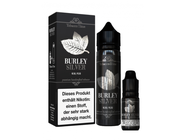 Tobacco Time - Burley Silver - 3mg/ml + 60ml Leerflasche