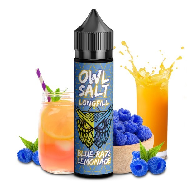 Owl Salt - Blue Razz Lemonade 10ml Aroma