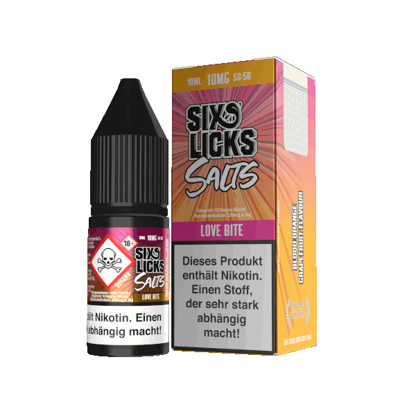 Six Licks - Love Bite - Nikotinsalz Liquid
