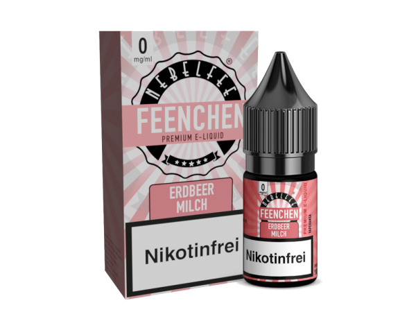 Nebelfee - Feenchen - Erdbeermilch - Nikotinsalz Liquid