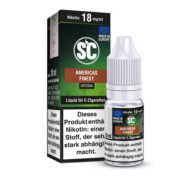 SC Americas Finest Tabak E-Liquid 10ml
