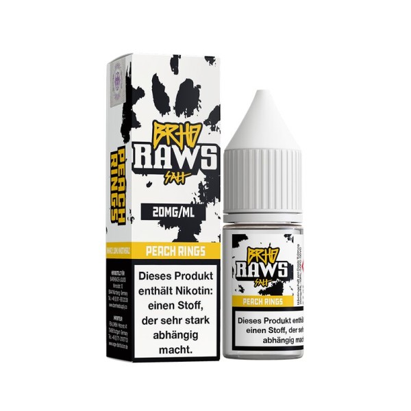 BRHD Raws - Peach Rings - Hybrid Nikotin - 10ml
