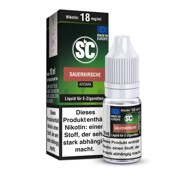 Sauerkirsche E-Zigaretten Liquid 10ml