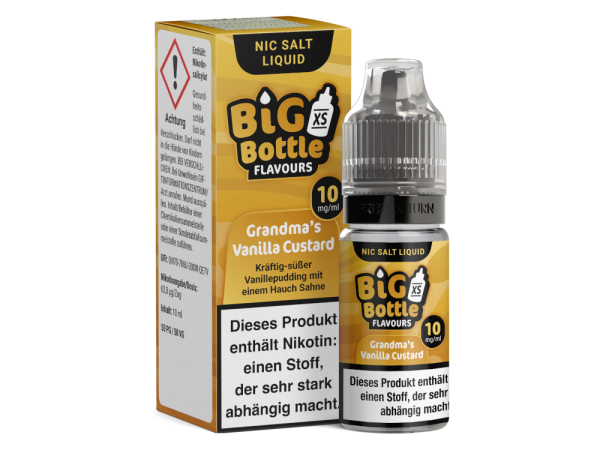 Big Bottle - Grandma&#039;s Vanilla Custard - Nikotinsalz Liquid 10mg/ml
