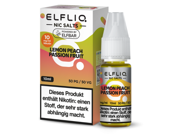 ELFLIQ - Lemon Peach Passion Fruit - Nikotinsalz Liquid