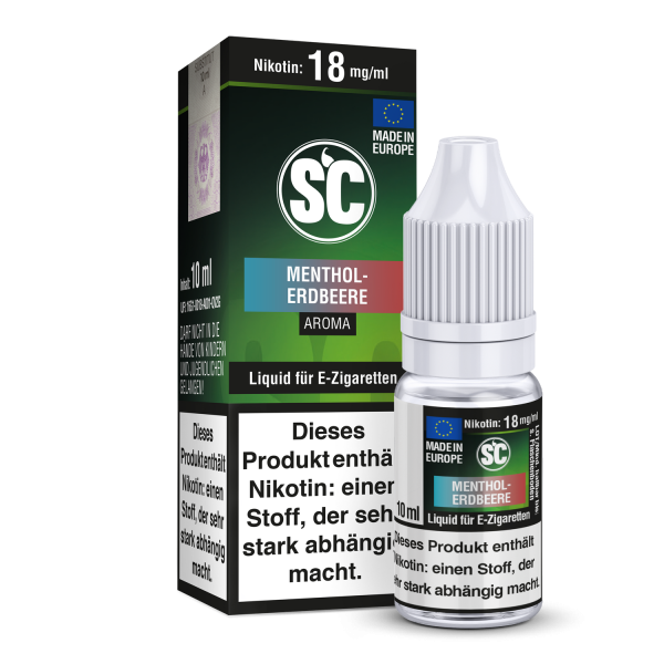 Menthol-Erdbeere E-Zigaretten Liquid