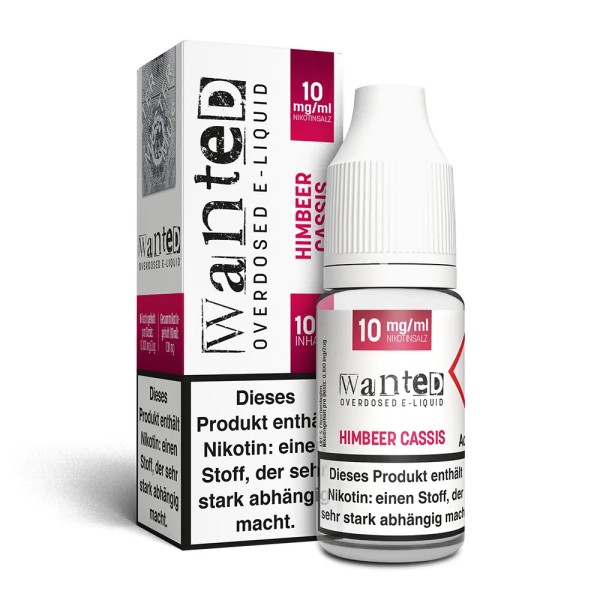 Wanted Himbeer Cassis Overdosed 10ml NicSalt